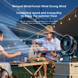 Mini Enfriador y Ventilador, Enfriador de <span class=keywords><strong>Aire</strong></span> para Camping, Ventilador con <span class=keywords><strong>Salida</strong></span> de <span class=keywords><strong>Aire</strong></span> Frío para Reuniones al <span class=keywords><strong>Aire</strong></span> Libre - Product Image 6