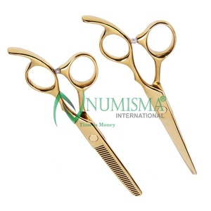 Tijeras de Barbero de Primera Calidad, Herramienta Profesional para Cortar el Cabello, Acero Inoxidable, Duraderas, Equipo de Precisión para Salón de Belleza - Product Image 5