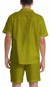 Conjunto Deportivo de Verano para Hombre, Transpirable, Liso, a la Moda, Versátil, Informal, con Pantalones Cortos Finos - Product Image 2