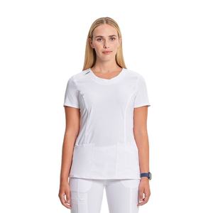 Haut de blouse d'infirmière pour femme, uniforme médical, chemise douce et confortable pour le personnel de santé, personnalisable, OEM, marque privée, fournisseur d'usine - Product Image 1