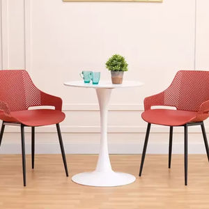 Chaise de jardin en bois d'acacia, assise tressée à la main, teinture naturelle, pour extérieur, style mi-siècle, inclinable et confortable - Product Image 1