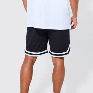 Shorts pour hommes en coton et polyester, shorts de jogging pour hommes, shorts de sport fitness, taille élastique, shorts en coton uni pour hommes - Product Image 4
