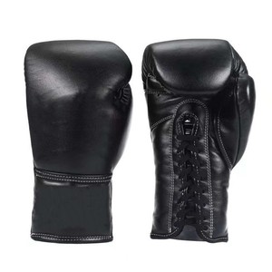 Gants de boxe à lacets Five-B de haute qualité, personnalisés 14oz 16oz, pour entraînement MMA, Sanda, Muay Thai, Kickboxing, en cuir - Product Image 2