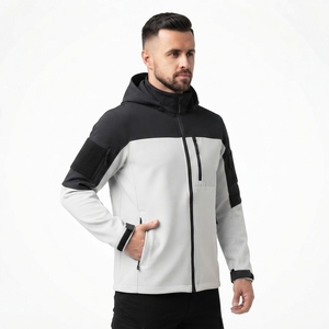 Charr - Chaqueta de Invierno para Senderismo, Abrigo Térmico, Cortavientos, Talla Grande, con Capucha, Chaqueta Táctica de Camuflaje, Chaqueta Softshell - Product Image 2