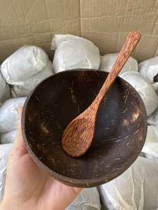 Meilleur choix Bol en coquille de noix de coco écologique avec cuillère ensemble complet pour votre cuisine de qualité d'exportation du Vietnam à haute qualité - Product Image 2