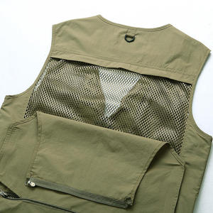 Gilet tactique pour homme en maille respirante, imperméable et chauffant pour l'hiver, multi-poches, veste sans manches pour la photographie, service OEM - Product Image 4