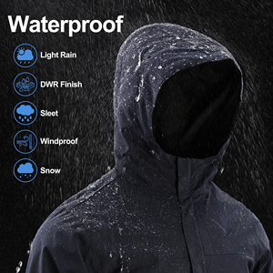 4 Way Stretch <b>Men</b> Windproof <b>Jacket</b> Technical Fabric Active Sport Coat Flexible Performance Athletic Outerwear Wear - Product Image 5