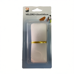 Sangle VELCRO blanche 4cm*40cm sans adhésif pour fournitures d'artisanat - Product Image 1