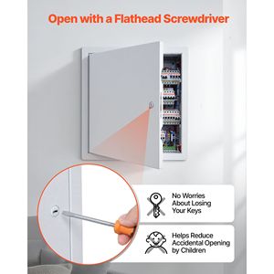 Galvanized Steel 19.2 X 19.2 Access <b>Panel</b> Drywall Easy Install Hinged Service <b>Panel</b> Screwdriver Latch Door <b>Window</b> Hinges Product - Product Image 5
