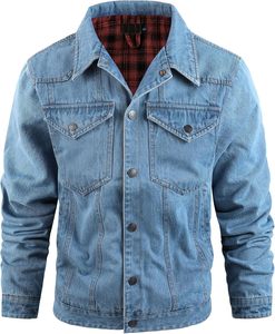 Chaqueta de Mezclilla Premium para Hombre, Estilo Vintage, Chaqueta de Invierno 100% Algodón, Uso Casual y Diario - Product Image 5