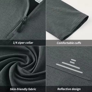 Custom Gym Workout <b>Compression</b> <b>Shirt</b> Manufacturer Athletic Fitness Wear Cotton Polyester Spandex Custom Logo Printing Available - Product Image 4