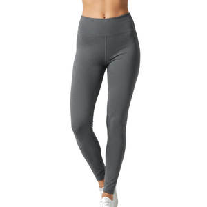 Women Mid Waist <b>Tummy</b> <b>Control</b> Gym Leggings Polyester/Cotton Quick Dry Breathable Eco-Friendly Lightweight Summer Activewear - Product Image 2