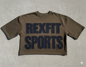 Camisetas Personalizadas de Alta Calidad al por Mayor Rexfit 2206, Camisetas de Algodón con Bordado Desgastado, Camisetas de Cuello Redondo para Hombre - Product Image 4