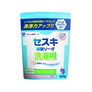 ผงซักฟอกไดอิจิ เซ็คเคน ลอนดรี้ คลับ เซสกี คาร์บอเนต 600 กรัม ผลิตในญี่ปุ่น ผงซักฟอกโซดา สำหรับซักผ้า ทำความสะอาด สารเพิ่มประสิทธิภาพในการซักผ้า - Product Image 1