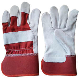 Guantes de Seguridad Industriales Resistentes, de Cuero Vacuno, Antideslizantes, Anti-Impactos, Duraderos y Transpirables, Más Vendidos - Product Image 1