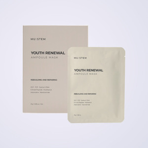 มาส์กหน้าเกาหลี K-Beauty Myuseutem Youth Renewal Ampoule Mask 25 กรัม x 5 แผ่น ผลิตในเกาหลี ไนอะซินาไมด์ - Product Image 1