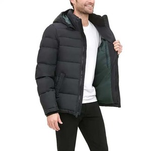 New Autumn and Winter Unisex Fashion <b>White</b> Polyester Filled Stand Collar Luxury Designer <b>Waterproof</b> Casual Puffer <b>Jacket</b> - Product Image 6