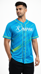 Maillot de baseball unisexe tout usage, design par sublimation, évacuation de l'humidité, séchage rapide, 100 % polyester, pour le sport et les loisirs - Product Image 3