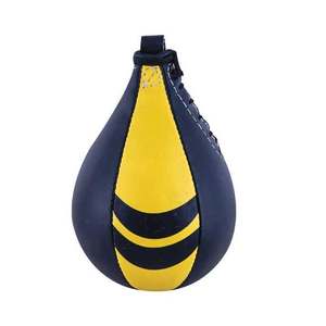 Sac de frappe en cuir robuste avec double ballon de vitesse pour l'entraînement de boxe en salle de sport, durable SI-SBB-06 - Product Image 3