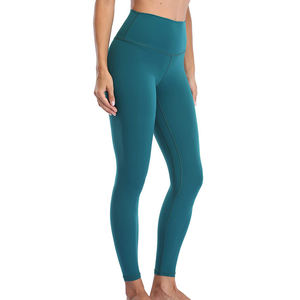 Leggings de sport et yoga taille haute respirants et antibactériens en polyester doux pour femmes – Vente en gros personnalisée - Product Image 2