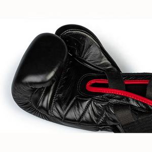 Customized Professional Adult Boxing <b>Gloves</b> Genuine Leather Hook and Loop Closure <b>Type</b> Custom Logo Design Kick Boxing Training - Product Image 6