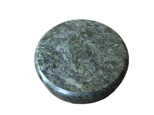 Peso de papel de mármol de piedra verde oscuro, pisapapeles de cristal de piedra, pisapapeles de piedra natural - Product Image 3