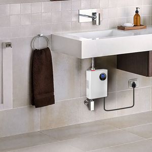 Calentador de Agua Instantáneo sin Tanque de 3000W con Calentamiento Rápido, Eléctrico, con Temperatura Ajustable en °C/°F, Pantalla LCD, Resistente al Agua IPX4 - Product Image 3