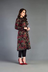 Shalwar Kameez de Chifón Estampado de Alta Calidad para Mujer, 3 Piezas, Varios Colores y Tallas para Fiestas, Precio Bajo - Product Image 2