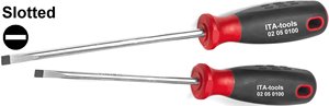 DIA 4mm S2 Slotted <b>Screwdriver</b> with 2K grip - Product Image 3