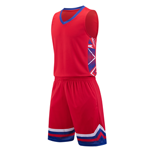 Conjunto de Uniforme de Baloncesto Sublimado Personalizado para Hombres y Jóvenes, Camisetas y Pantalones Cortos de Entrenamiento de Equipo de Tela de Malla Transpirable, Alta Calidad - Product Image 2
