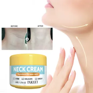 Crema de cuello para blanquear la iluminación Apriete el removedor de arrugas Crema de cuello de piel oscura