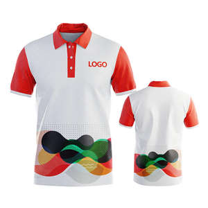 Camiseta Polo Personalizada con Logotipo Bordado y Sublimado, Camiseta Polo de Golf de Manga Corta con Botones para Hombre - Product Image 1