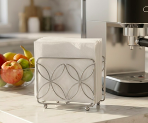 Porta Servilletas Grande de Acero Inoxidable de Primera Calidad, Perfecto para Guardar Papel Tisú y como Accesorio Elegante para la Mesa - Product Image 3