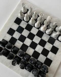 Marble <b>chess</b> <b>set</b> luxury <b>chess</b> <b>board</b> black white <b>chess</b> <b>set</b> stone <b>chess</b> <b>board</b> premium <b>chess</b> <b>set</b> decorative <b>chess</b> <b>board</b> - Product Image 6