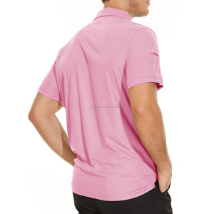 Camiseta Polo de Manga Corta con Botones de Verano de Alta Calidad Personalizada, Camisetas Polo de Punto de Algodón para Hombre al por Mayor, Camiseta Polo de Color Sólido - Product Image 3