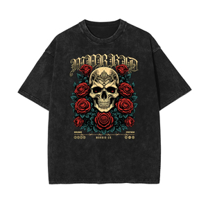 Camiseta Gótica Extra Grande de Estilo Hip Hop, Vintage, Unisex, 100% Algodón Tejido, Premium - Product Image 6