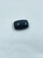 Opale de feu naturelle noire de qualité supérieure, taille rectangulaire arrondie, pierre précieuse en vrac, 4,12 carats, 10x15,70 mm, pour la fabrication de bijoux