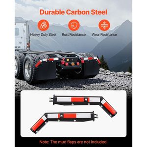 Supporti per Paraspruzzi Angolati con Molla, Distanza tra Bulloni 1-1/8'', Resistenti, per Camion e Semirimorchi, Accessori per Controllo Carico 1 - Product Image 3