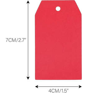 Etiquetas Colgantes de Alta Calidad para Ropa, Accesorios y Productos de Venta al por Menor, Cartulina Resistente - Product Image 1