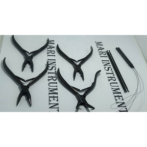 Kits professionnels d'extensions de cheveux, outils d'extensions de cheveux en acier inoxydable allemand, ensembles d'outils pour experts, utilisation en salon de beauté, kits de pinces pour extensions - Product Image 3