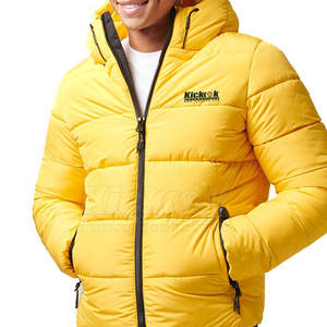 Veste matelassée pour homme, best-seller de l'hiver, avec col montant, logo sur le devant, imperméable et coupe-vent, rembourrage doux - Product Image 6