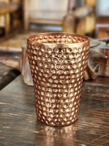 Vaso de Cobre Pulido de Primera Calidad, Ecológico y de Lujo HASAN CRAFT, Vaso Ayurvédico Antimicrobiano Natural para Agua, Taza para Bodas - Product Image 6