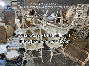 Silla reclinable de ratán natural más vendida con diseño de arco elegante, asientos duraderos y cómodos para el hogar bohemio y moderno - Product Image 5