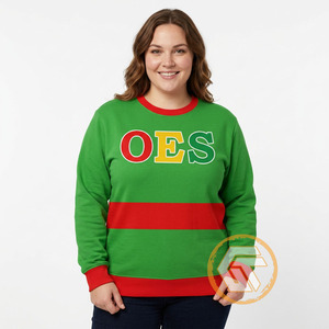 Sudadera Casual de Alta Calidad para Mujer Eastern Star, de Algodón y Felpa, con Bordado Frontal, Ecológica, GREEK 500g - Product Image 2