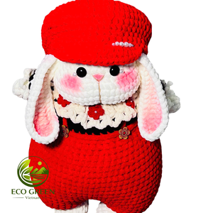 Juguete de Peluche de Oveja y Conejo Hecho a Mano, Amigurumi de Algodón, Muñeco de Peluche, Decoración para Cuarto de Bebé, Regalo para Bebé, Fabricante OEM ODM, Venta al Por Mayor - Product Image 4