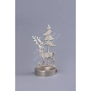 Porte-bougie en métal en forme de renne pour Noël, décoration de table, accessoires de Noël, ornements pour la décoration de la maison - Product Image 1