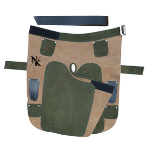 Tablier de fermeur en cuir véritable de qualité supérieure, ergonomique, avec fermeture à boucle renforcée, pour fermeurs modernes et professionnels – Vente chaude - Product Image 1