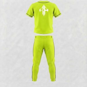 Ensemble de baseball pour hommes de haute qualité, matière 100% polyester, col en V, impression par transfert par sublimation par RIVIAN ATLANTIC - Product Image 3