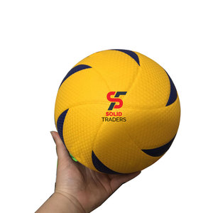 Solid Trader Universal PU Volleyball Professional Athletes Lightweight Enhanced Control Surface Soft Padded Size 5 <b>Training</b> <b>Ball</b> - Product Image 3