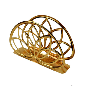 Porte-serviettes en métal de luxe, décoratif pour table, vente en gros, porte-mouchoirs personnalisé, forme sur mesure, porte-serviettes artisanal de designer - Product Image 4